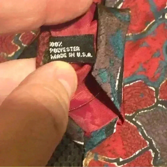 Vintage Mervyn’s Men’s Abstract Tie - Picture 3 of 6